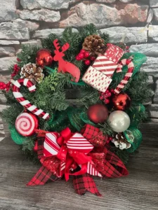 Harmony In blooms Xmas wreath