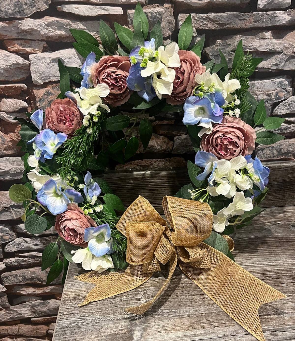 Harmony in Blooms Spring Wreath